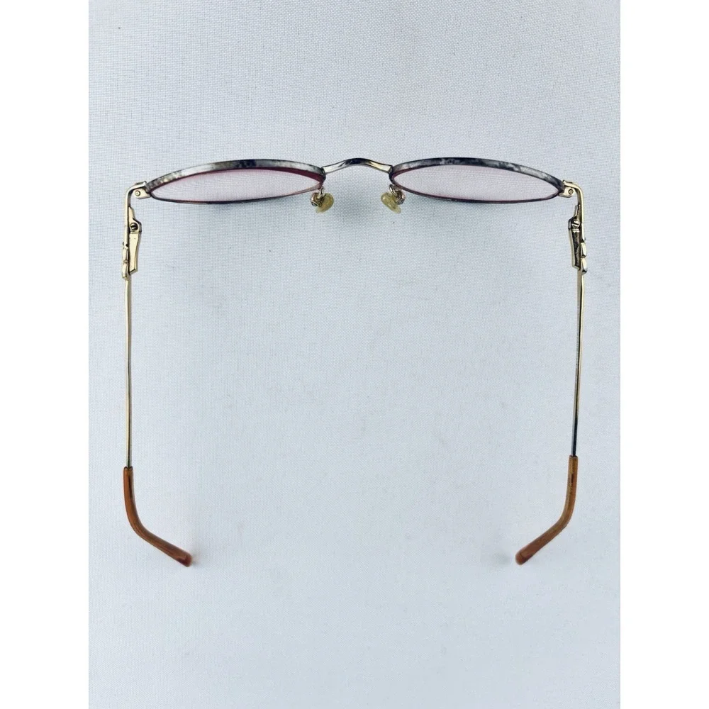 Saks Fifth Avenue‎ Womens Oval Eyeglass Frames  S5A 140T 7FX 130 49 18